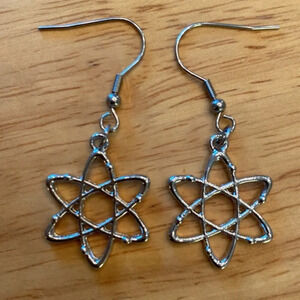 Atom Earrings - Great Science Gift! NWOT